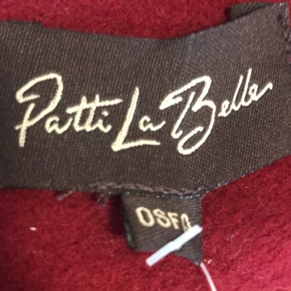 🎉HP🎊Patti Labelle Wool Cranberry Cape Jacket. - Picture 3 of 6